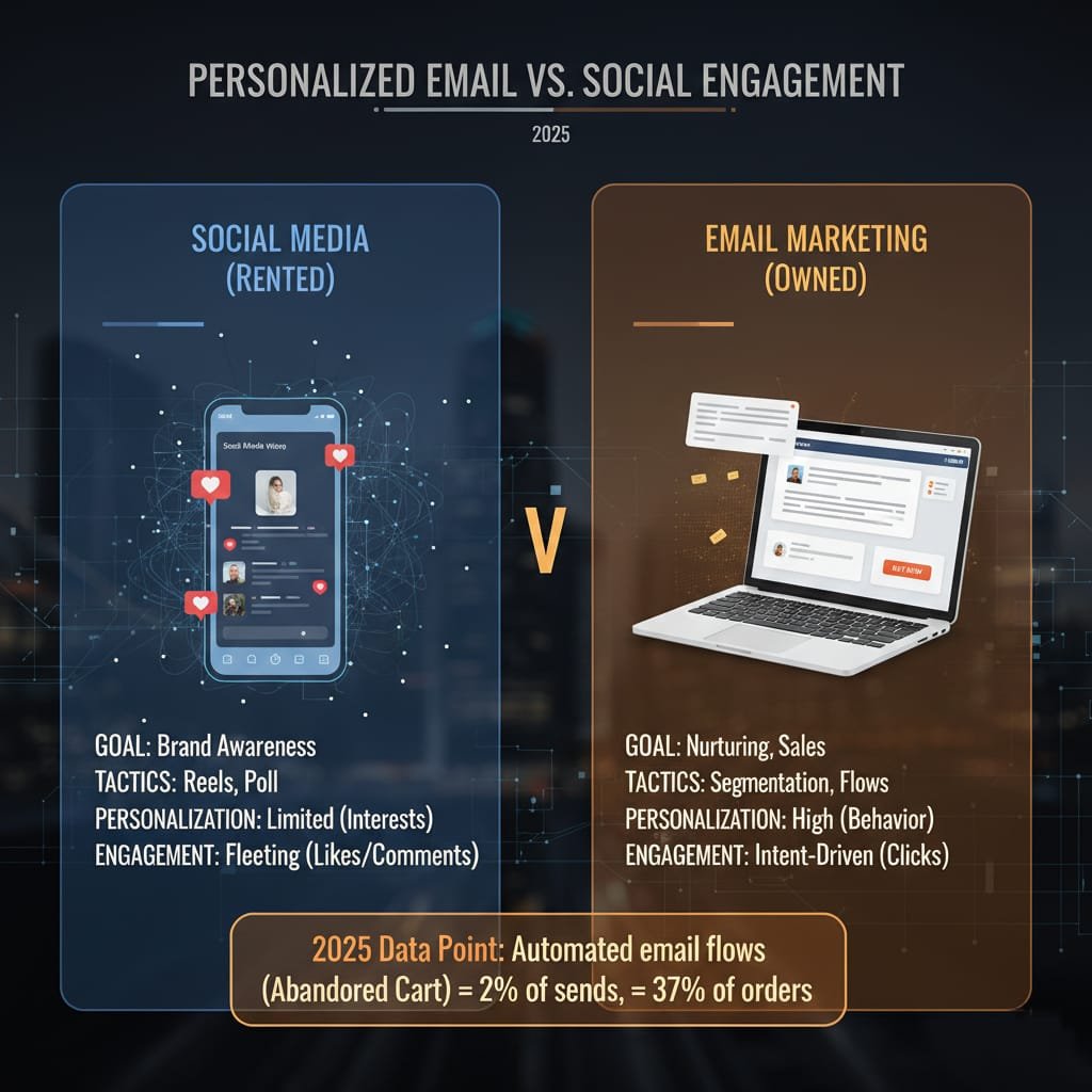 email vs socail